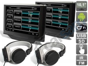Комплект навесных мониторов на подголовник на Android 10.1" AVIS Electronics AVS1033AN для Land Rover / Range Rover