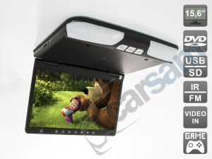 Потолочный монитор с DVD плеером, 15,6" AVIS AVS1520T (черный)