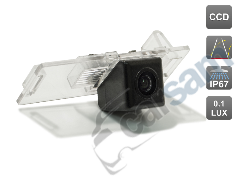 Штатная камера заднего вида для Cadillac CTS II / SRX II с динамической разметкой (#010), AVIS