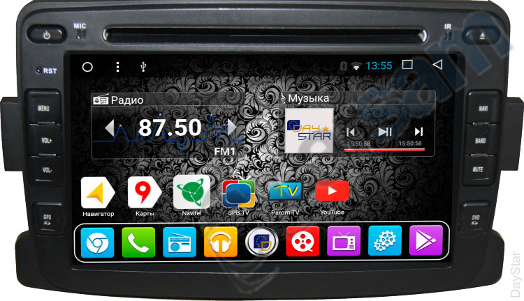ШГУ для Renault Duster на ANDROID Daystar DS-7088HD