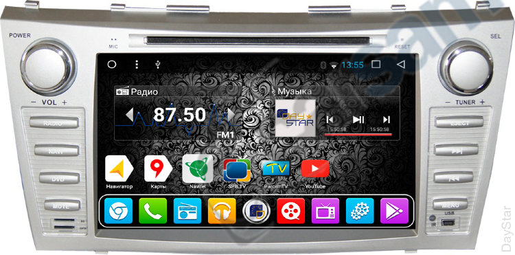 ШГУ для Toyota Camry V40 на ANDROID Daystar DS-8000HD