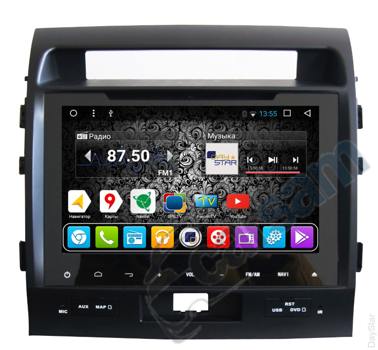ШГУ для Toyota LC 200 на ANDROID Daystar DS-9006HD